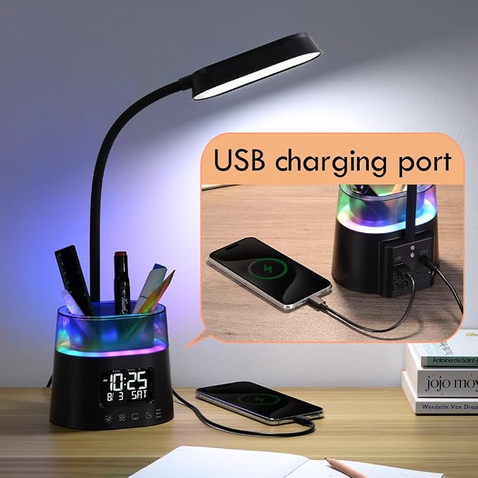 WILIT LED Kids Desk Lamp, Dimmable Study Lamp - Image 4