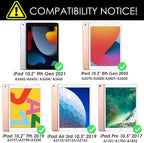 Trackpad iPad Keyboard Case for Apple iPad 10.2" 2021 9th&8th&7th Gen, Air 3 - Image 2
