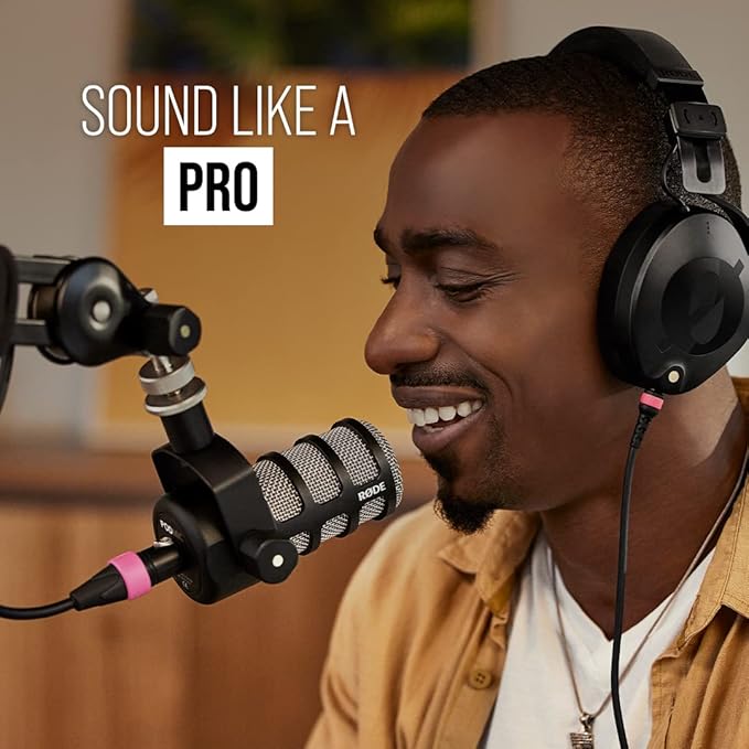 RØDE PodMic Cardioid Dynamic Broadcast Microphone — XLR Output, Requires Audio - Image 6