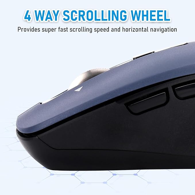 Wireless Mouse, Full-Size Silent Mouse, 36-Month Battery Life, 4 Way Navigation - Image 5