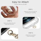 Clip and Go Strap for Phone Gold Metal Chain - Image 7