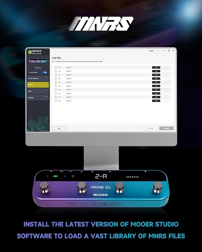 MOOER S1 Multi-Effects Processor, Stereo Electric Guitar Pedals - Image 3