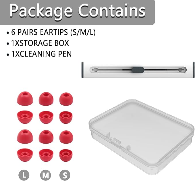 Replacement Silicone Ear Tips for Beats Fit Pro/Studio Buds/Studio Buds+ - Image 5