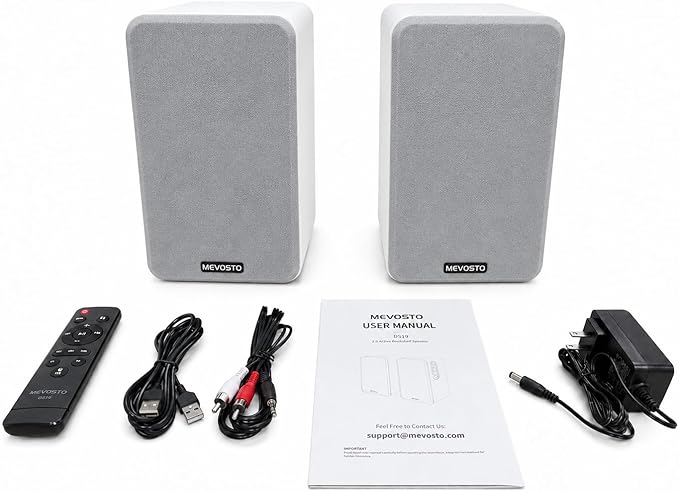 Active Bookshelf Speakers 36W RMS - Image 9