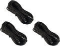 Three Pack of YCS Basics 25 Foot 3.5mm Stereo Headphone/AUX Extension Cable by YCS+basics