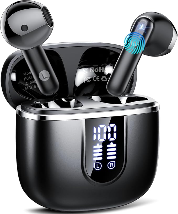 Wireless Earbuds, 2025 Bluetooth 5.4 Headphones by Cillso