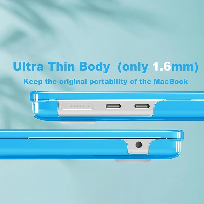 CISSOOK Compatible with MacBook Air 13.6 inch Case 2022 2024 2025 Release Model - Image 6