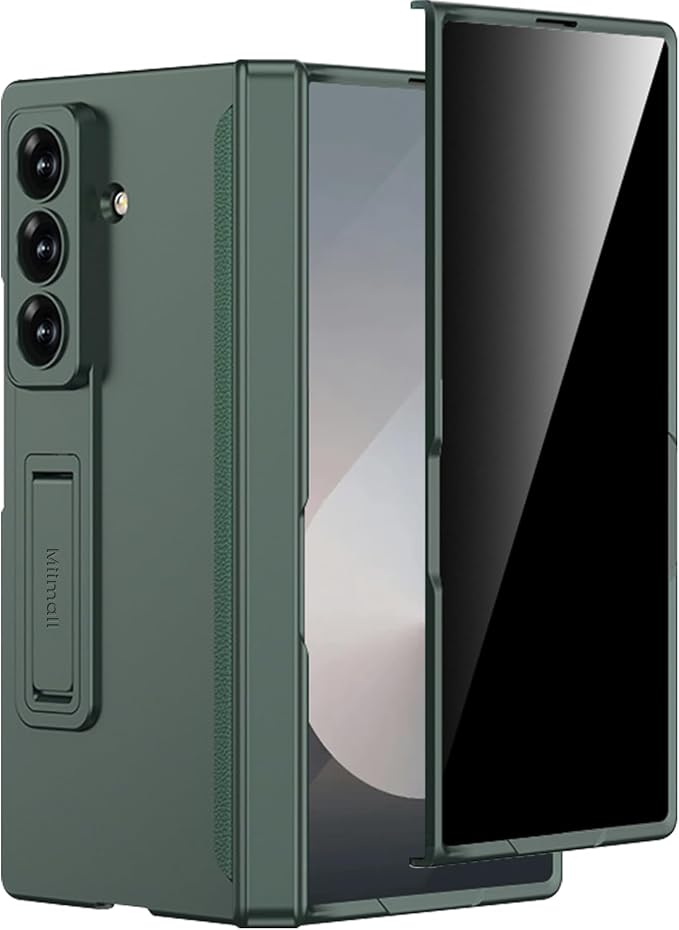 Miimall for Z Fold 7 Case with Privacy Screen Protector, Built-in Adjustable by Miimall