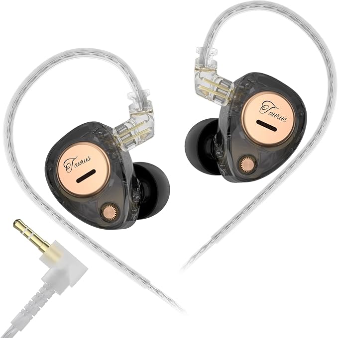 KZ Taurus in Ear Monitor Headphones, Horizontal 2DD Gaming IEM Earbuds Wired in by KEEPHiFi