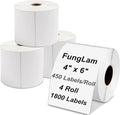 FungLam 4"x6" Thermal Shipping Labels by FungLam