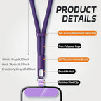 3 Pack Phone Lanyard, 1×Phone crossbody strap, 1×Phone Neck Strap, 1×Wrist Strap - Image 2