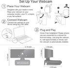 NexiGo N660 1080P Business Webcam, Dual Microphone & Privacy Cover, USB FHD Web - Image 9