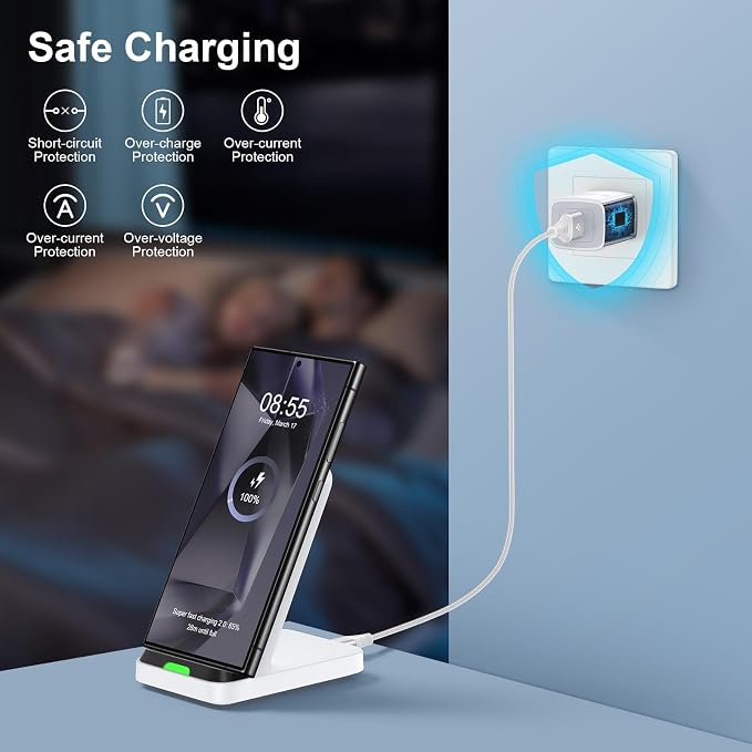 Wireless Charger Stand Fast Charging - Image 4
