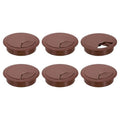 uxcell 6 Pcs 80mm Desk Grommet, Plastic Cable Hole Cover, Wire Cord Cable by uxcell