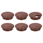 uxcell 6 Pcs 80mm Desk Grommet, Plastic Cable Hole Cover, Wire Cord Cable by uxcell