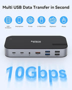 Selore USB C Dock 3 HDMI, Docking Station Dual Monitor, 16 in 1 Laptop Docking - Image 6