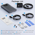 MAIWO Dual-Bay M.2 SSD Enclosure Cloner - Image 8