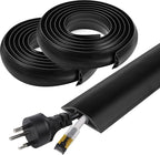 20 FT Floor Cord Cover, Cord Covers by YesBes