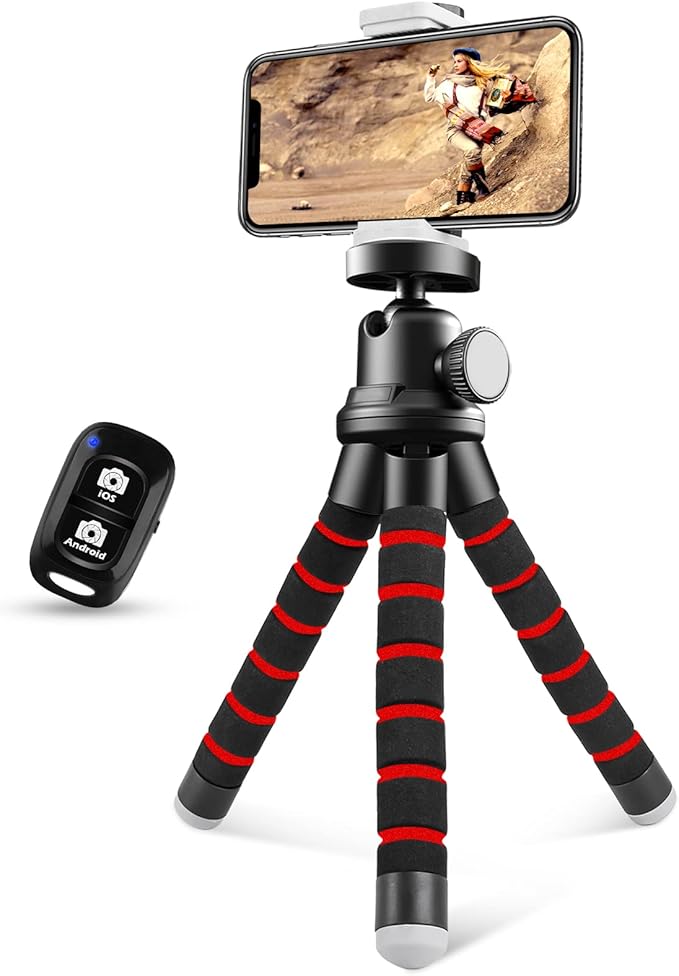 Sensyne Phone Tripod, Flexible Cell Phone Tripod by sensyne