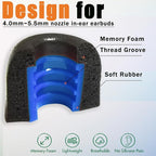 Small Ear Tips Memory Foam Earbuds Tips Replacement Foam Ear Tips Fit - Image 3