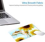 Cats and Sunflowers Mouse Pad Non-Slip Rubber Base Gaming MousePads - Image 4