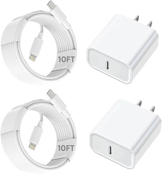 10FT iPhone Fast Charger by TrimDish