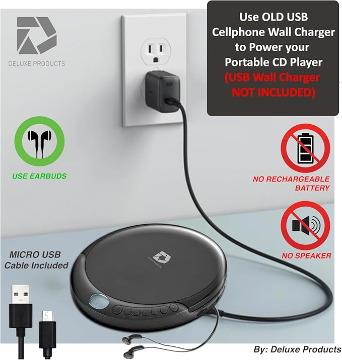 Deluxe Products CD Player Portable - Image 5