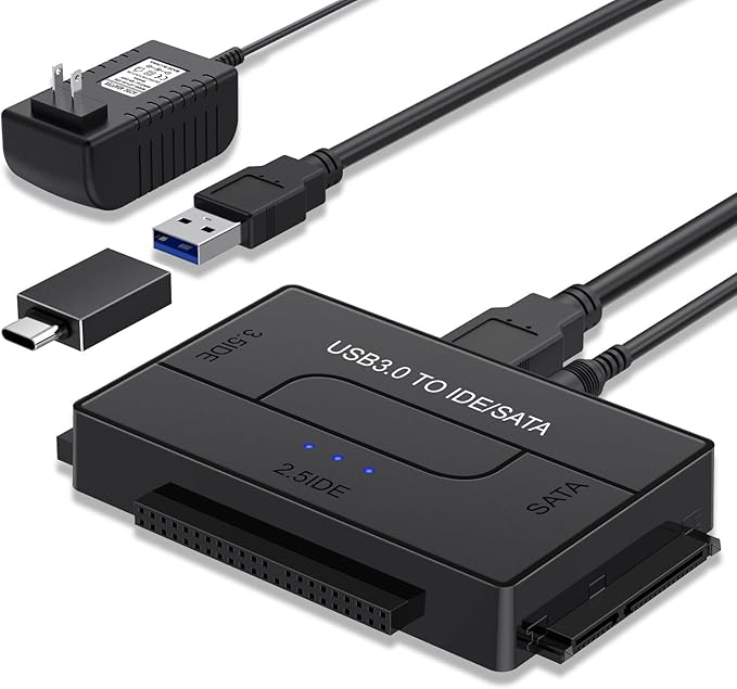 USB 3.0 to SATA IDE Hard Drive Reader, YINNCEEN External Hard Drive Ultra by YINNCEEN