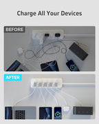 Portable USB Phone Charger Block, Retractable Wall Charger - Image 8