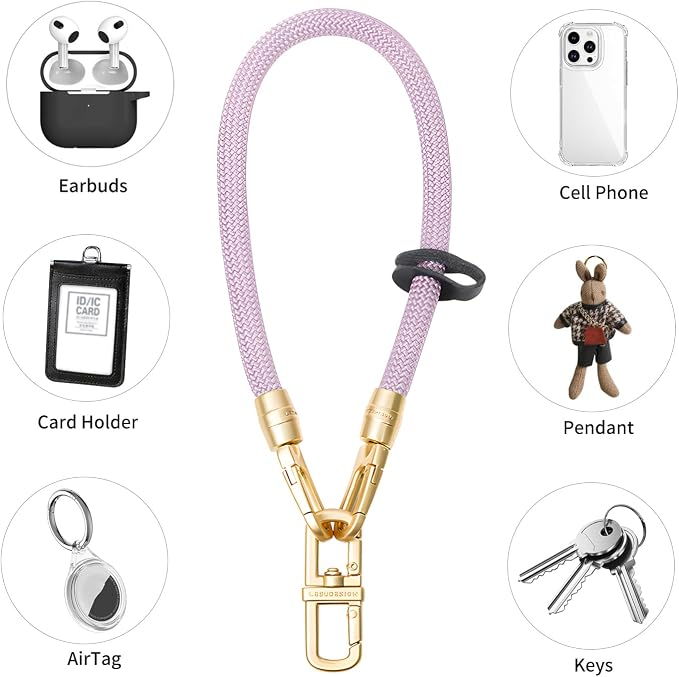 Universal Cell Phone Lanyard Wrist Strap, Phone Bracelet Strap, Phone Charms - Image 6