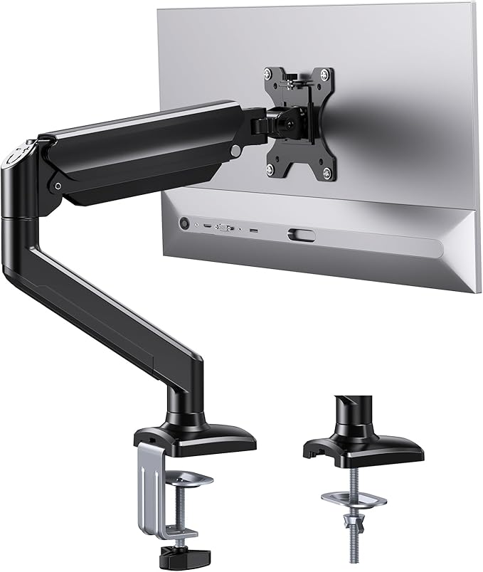 ErGear Single Monitor Arm for 13-36 inch Screens, Adjustable Gas Spring Monitor by ErGear