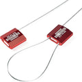 50 Red High Security Cable Seals by LeadSeals