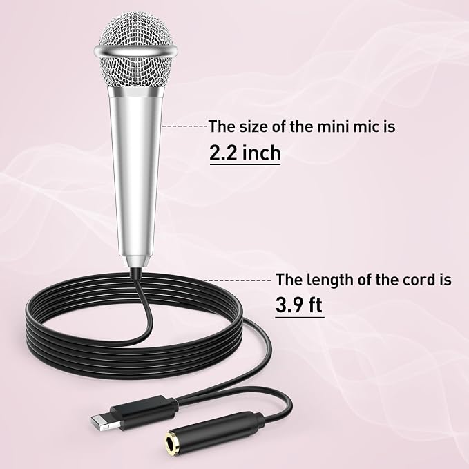 2PCS Mini Microphone for iPhone iPad Small ASMR Tiny Microphone for Voice Video - Image 6