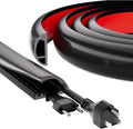 6ft Floor Cord Cover, Silicone Wire Hider, Hide Extension Cords, Protect Cords by VANNESSE