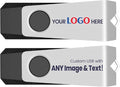 Customizable Flash Drives 256MB, Wooolken Personalized USB 2.0 Drive by WOOOLKEN