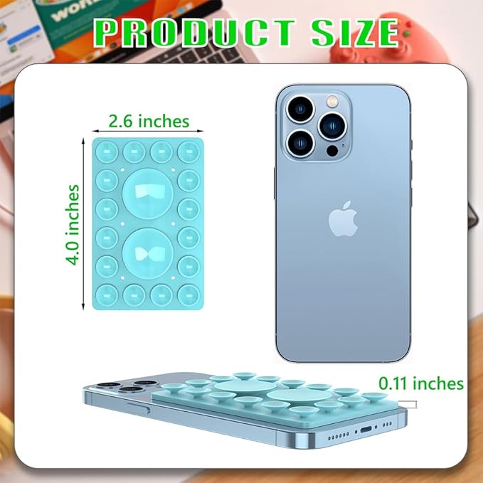 Silicone Suction Phone Holder Mount, Silicon Adhesive Phone Accessory - Image 5