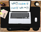 4-in-1 Large Gaming Mouse Pad, Keyboard Wrist Rest Pad & Wrist Support Mousepad - Image 6