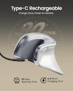 ProtoArc Ergonomic Vertical Mouse, EM11 NL Rechargeable Wireless Mouse Bluetooth - Image 2