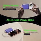 2025 Magnetic 15W Power Bank for iPhone, 5000mAh Magsafe Battery Pack - Image 3