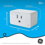 GE Cync Smart Indoor Plug, Smart Outlet Control, WiFi Outlet Plug, Matter - Image 7