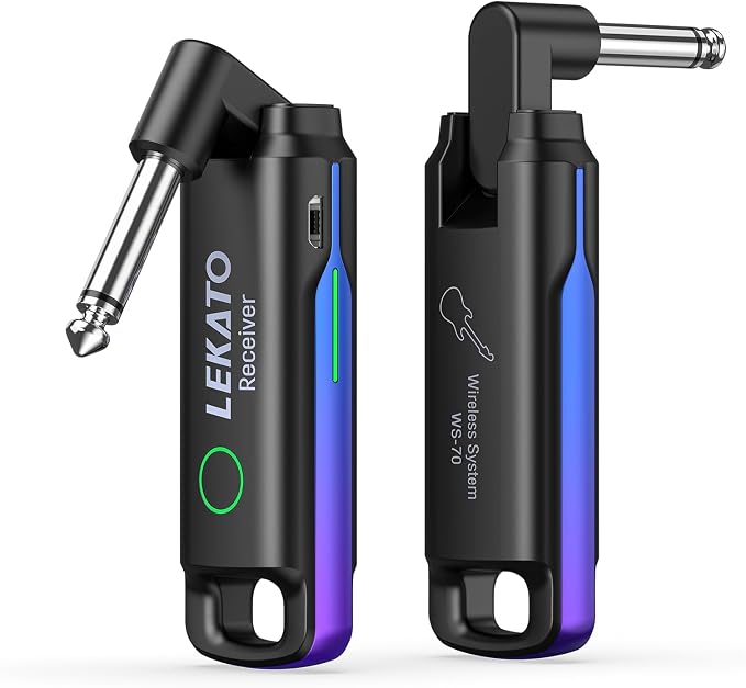 LEKATO Wireless Guitar System UHF Wireless Guitar Transmitter Receiver - Image 9
