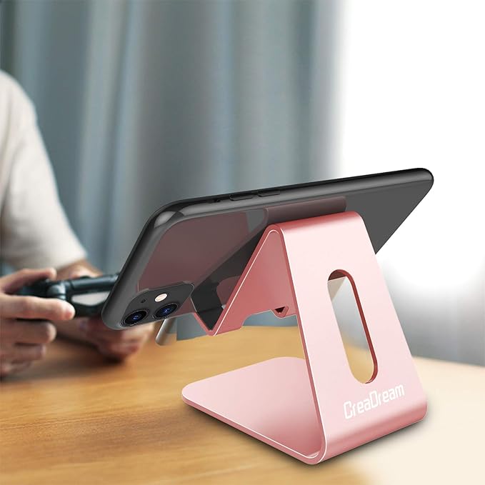 CreaDream Cell Phone Stand, Aluminum Desktop Stand Compatible - Image 2