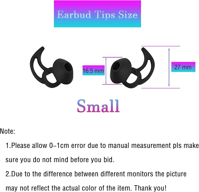 Small Earbud Replacement Tips Silicone Earbud Tips Eartips Compatible - Image 2