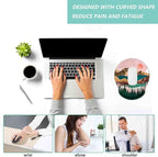 Mouse Pad with Wrist Support, Ergonomic Mouse Pad with Memory Foam Wrist Rest - Image 5