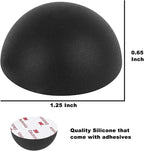 1.25" Silicone Hemisphere Bumpers Isolation Feet Rubber Non-Skid Speaker Pads - Image 2
