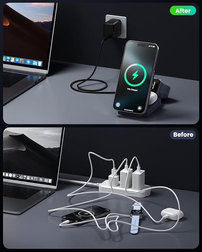 3-in-1 Wireless Charger Charging Station - Image 6