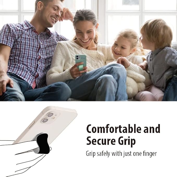 Momostick Flatstick, Cell Phone Finger Grip Strap Holder - Image 3