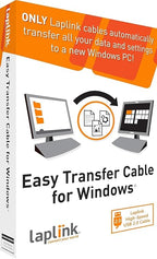 LAPLINK Easy Transfer Cable for Windows, Includes PCmover Express Software and by LaplinkSoftware
