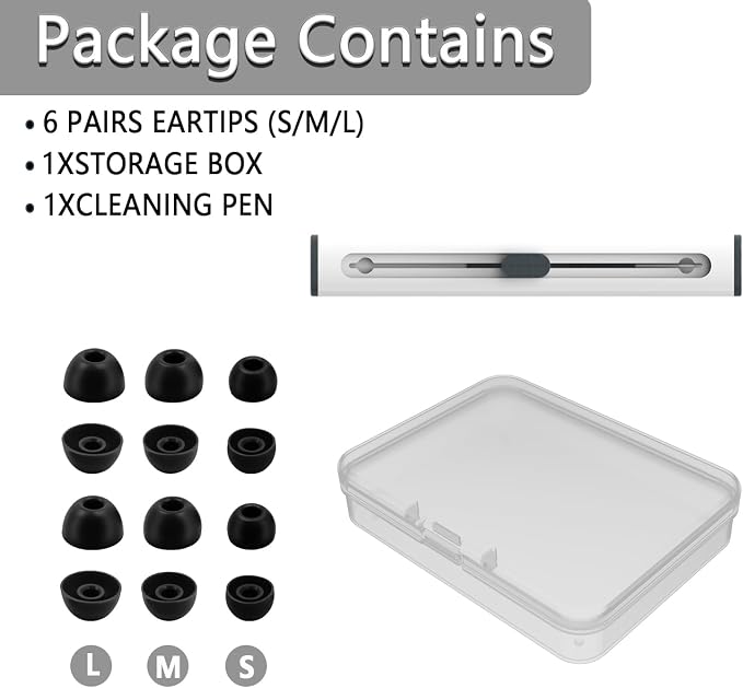 Replacement Silicone Ear Tips for Beats Fit Pro/Studio Buds/Studio Buds+ - Image 4