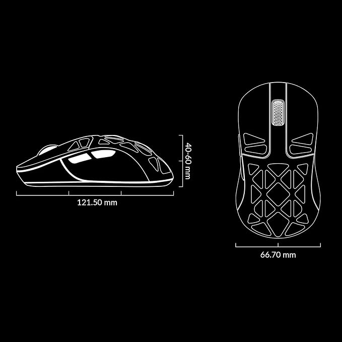M3 Mini 4K Wireless Mouse Signature Edition 5.1/2.4 GHz/Wired Optical Mouse - Image 9